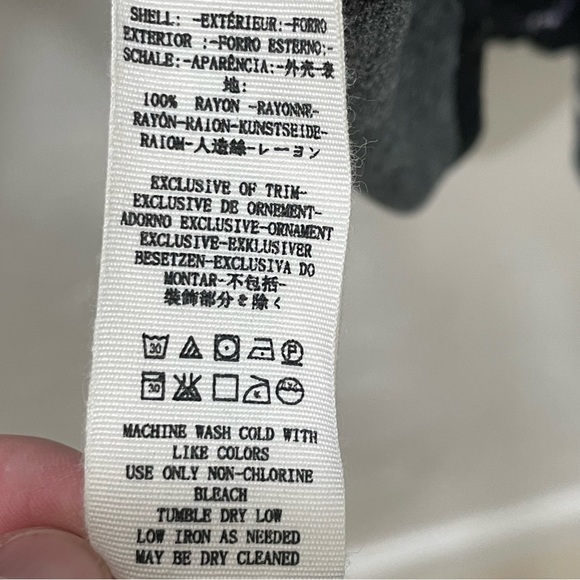 Free People Medium Field of Butterflies Tunic Dress Top High Low Black - Picture 16 of 16